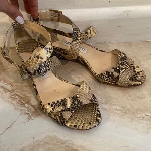 Authentic Jimmy Choo wedge sandals